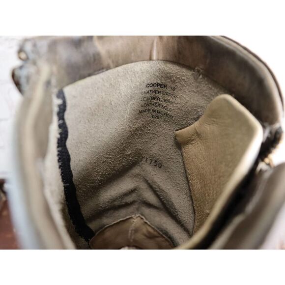 Freebird by Steven Cooper Stone Leather Boots Women’s 10 – Distressed Mid-Calf - Picture 10 of 10